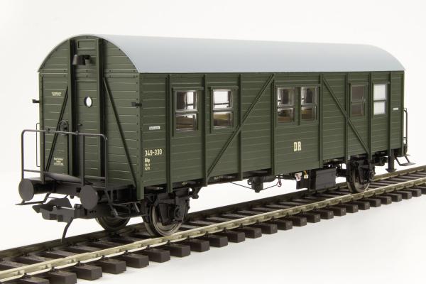 41141-02	Behelfspersonenwagen MBi 43, DR, Ep.3, RAL6007