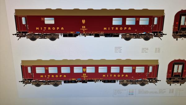 Speisewagen WRg, DR, Ep4, MR. 18017-9 (Originalbild bei Verfügbarkeit)